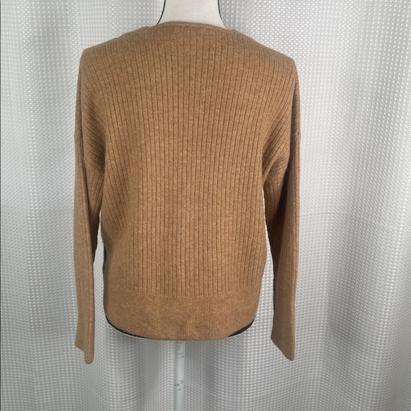 Madewell Cameron Button Front Ribbed Cardigan Sweater Wool Alpaca Blend Sz S - Picture 5 of 8